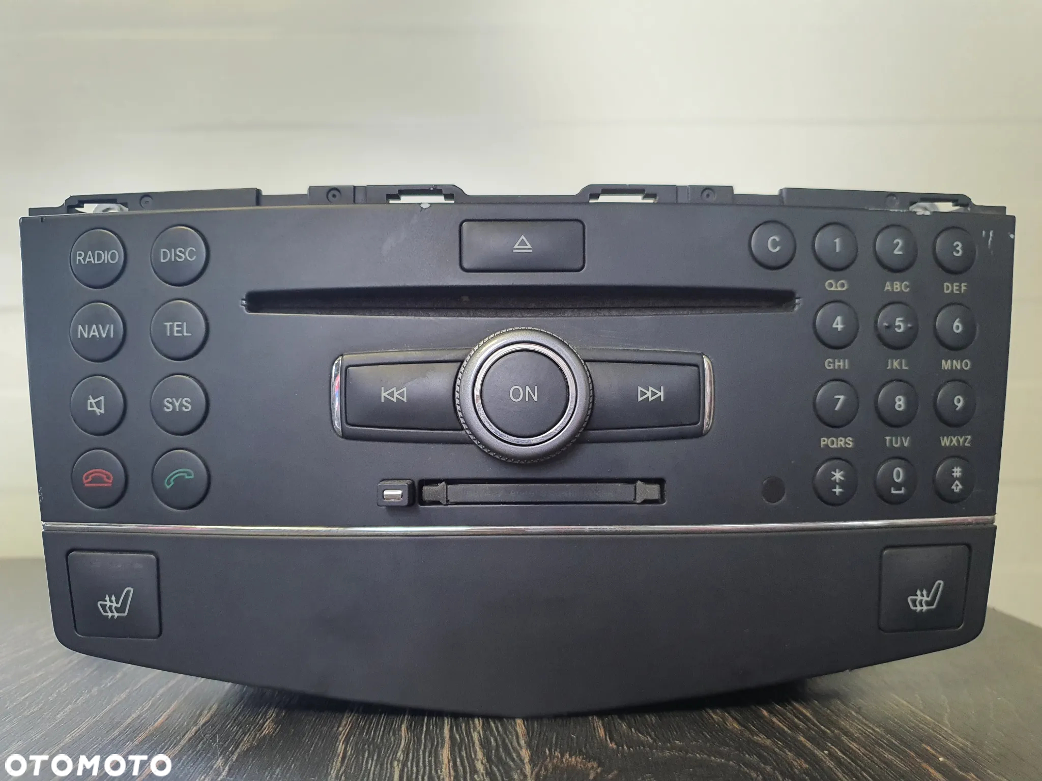 Mercedes W204 Radio CD Nawigacja A2048709690 Grzanie Foteli Awaryjny - 2