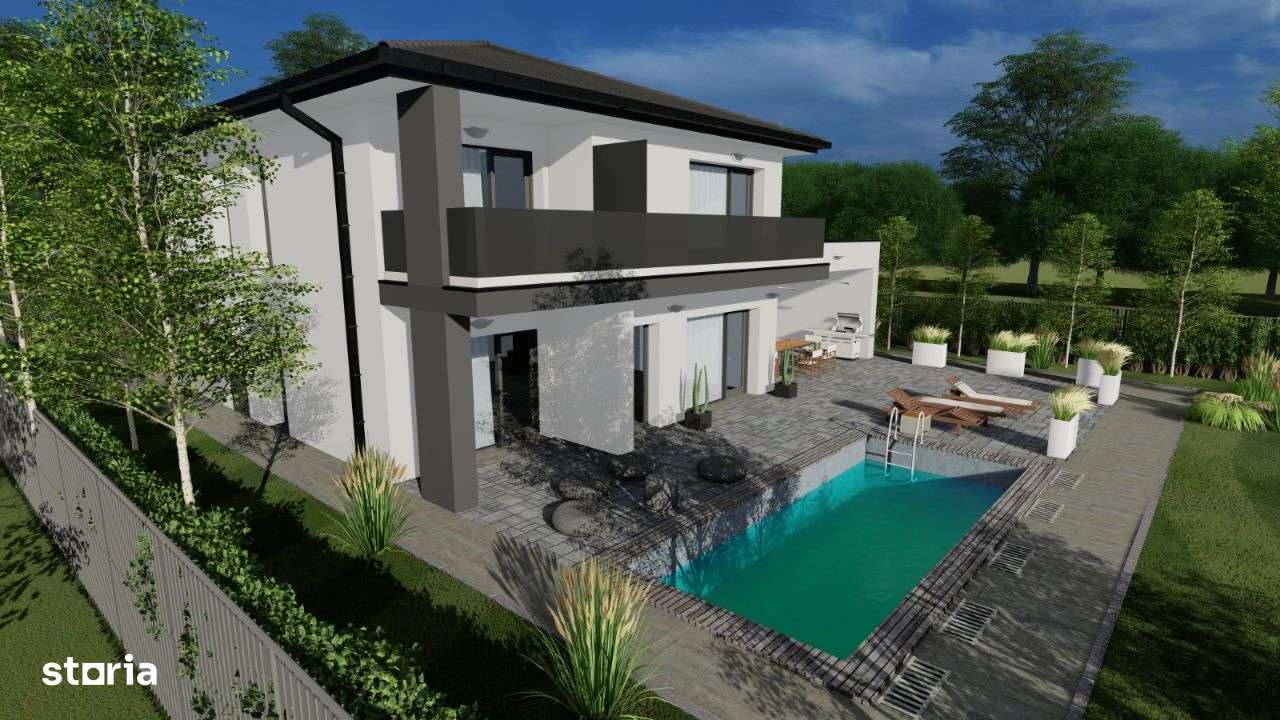 Casa cu etaj, cu garaj dublu,, teren 1500 mp, Corunca, Valea Iubiriii - Imagine principală: 4/9