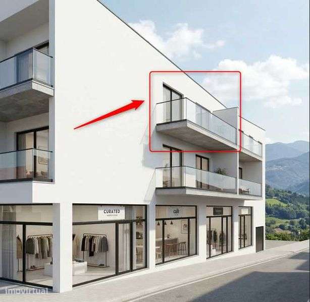 T1 Novo com Varanda e Garagem no Arco de Baúlhe | Último Andar - Grande imagem: 4/12