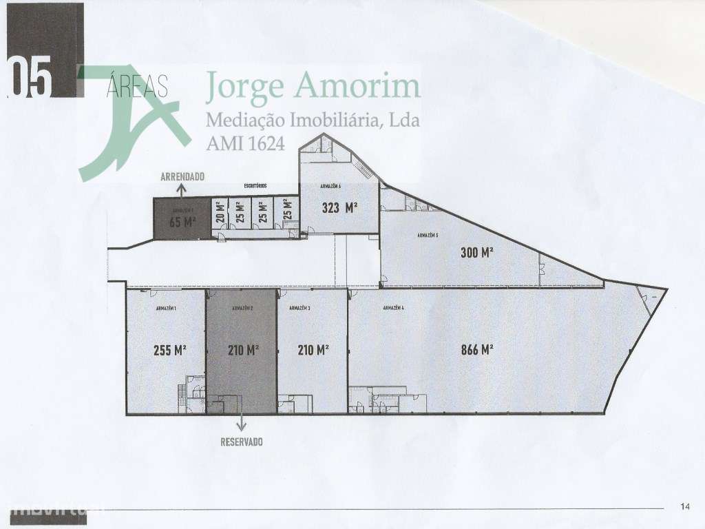 Armazém situado numa zona de fácil acesso às principais vias (A1, A... - Grande imagem: 2/2