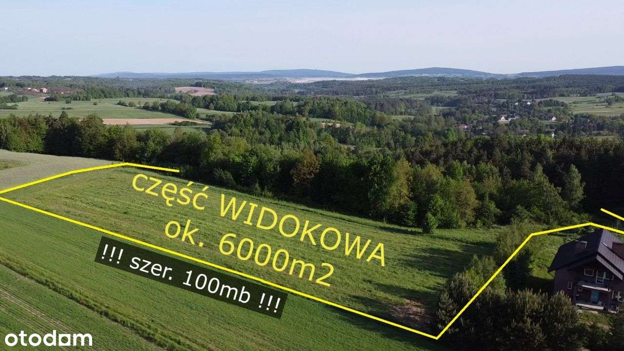 WIDOKOWA działka na WZGÓRZU z panoramą na Góry Św.-19