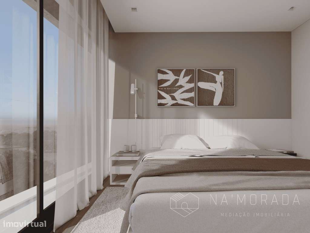 Apartamento T3 com terraço de 40m2 em São Félix da Marinha-12