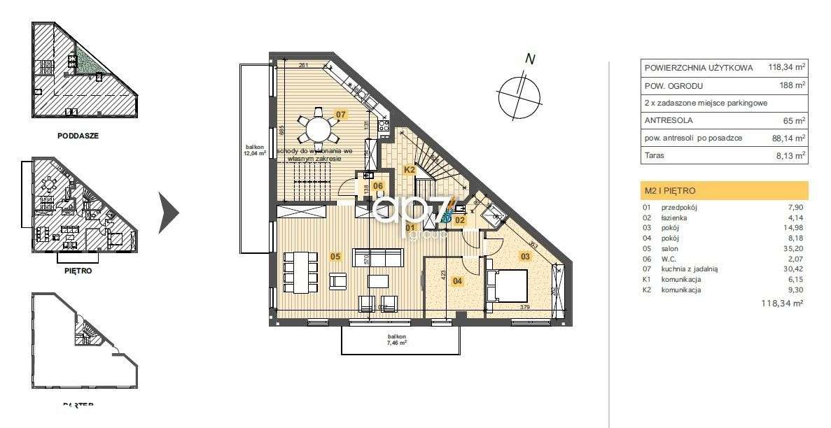 Przestronny apartament w inwestycji Villa Bermuda-13