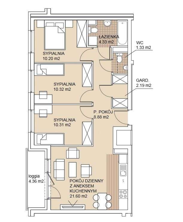 0%Prowziji 4pokoje/Garaż /Garderoba - Pełny obrazek: 2/7