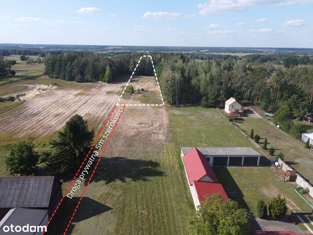 Działki z WZ, Dąbrowa Jastrzębska, 15km od Radomia