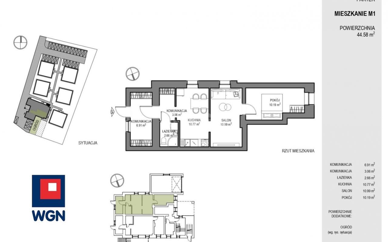 Nowe mieszkanie z ogródkiem +m.postojowe BEZ PCC