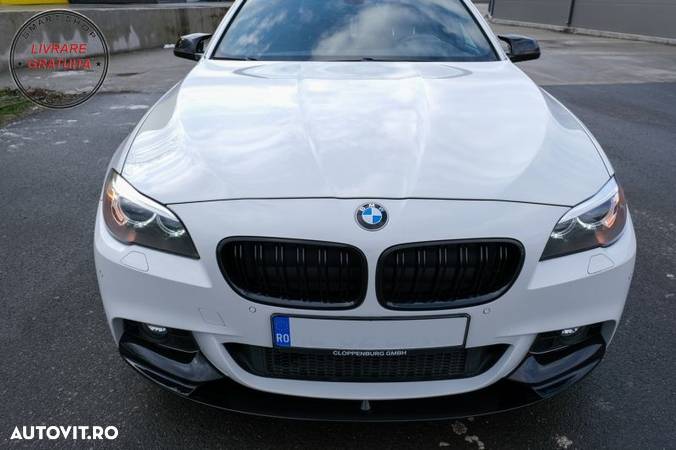 Prelungire Bara Fata cu Capace oglinzi BMW Seria 5 F10 F11 Sedan Touring (2015-201- livrare gratuita - 13