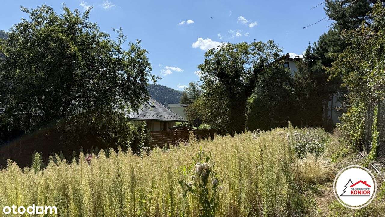 Widokowa działka z pozwoleniem na budowe budynku .-6