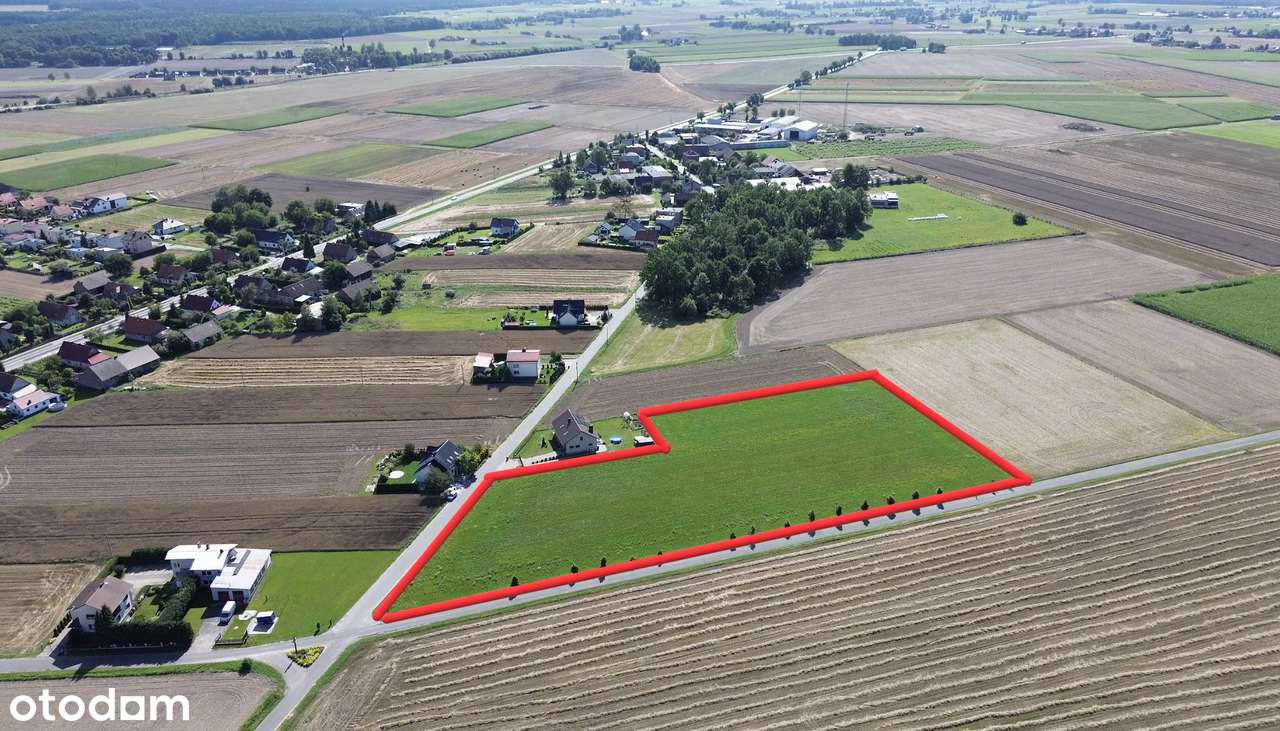 Działki budowlane Sieraków Śląski 1100m2 - Pełny obrazek: 4/5