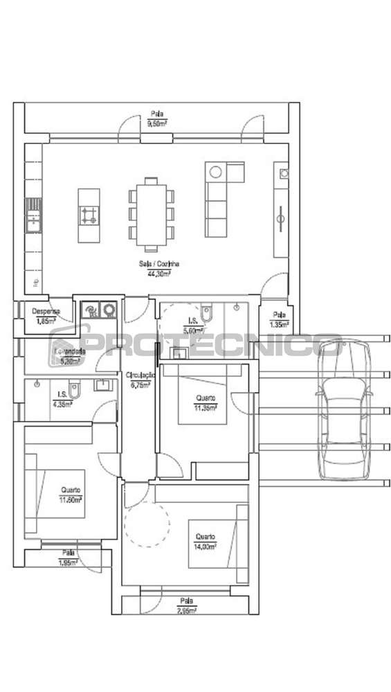 Moradia T3 Térrea Isolada - Bustos-6