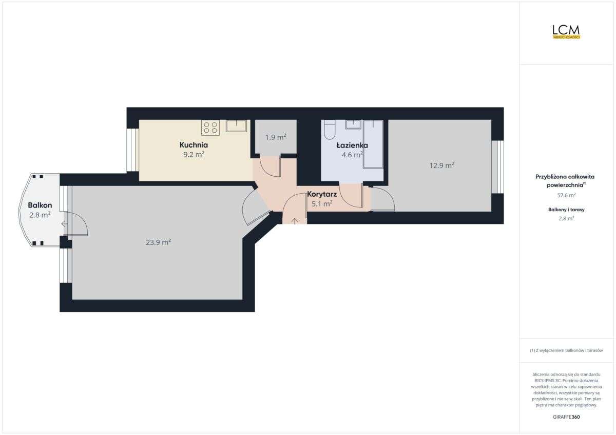 * 2 pokojowe mieszkanie Xxl *-16