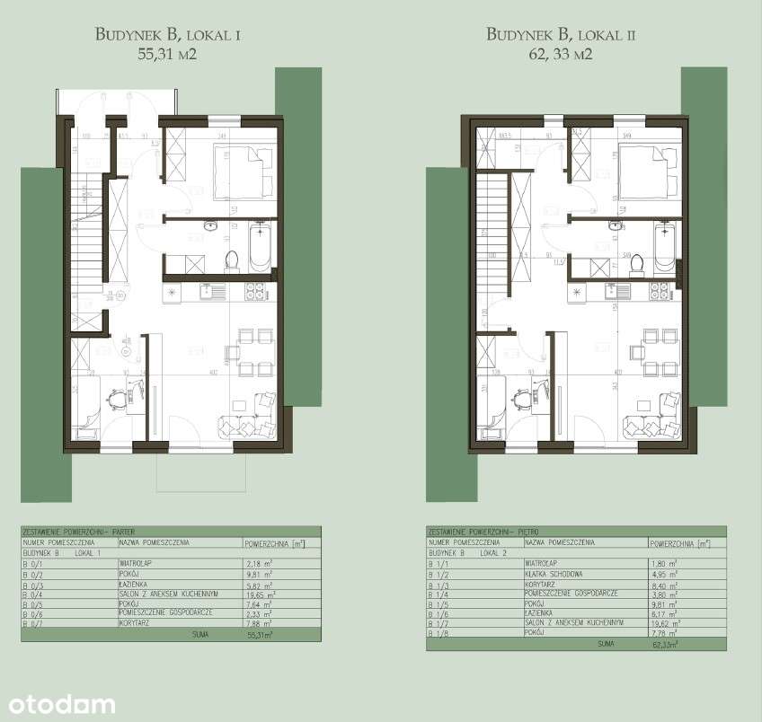Nowe mieszkanie 3-pokojowe 60m2 na I piętrze – KROSNO ul. Klonowa-8