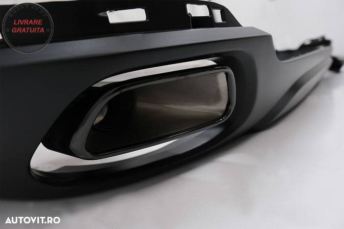 Difuzor Bara Spate si Ornamente Evacuare BMW X5 F15 (2013-2018) M-tech V8 Design C- livrare gratuita - 4