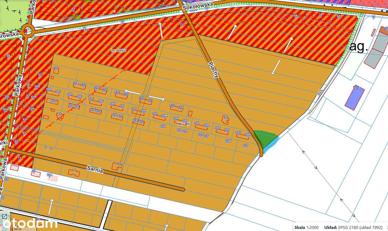 DZIAŁKA pod DOM Jednorodzinny lub Bliżniak-3