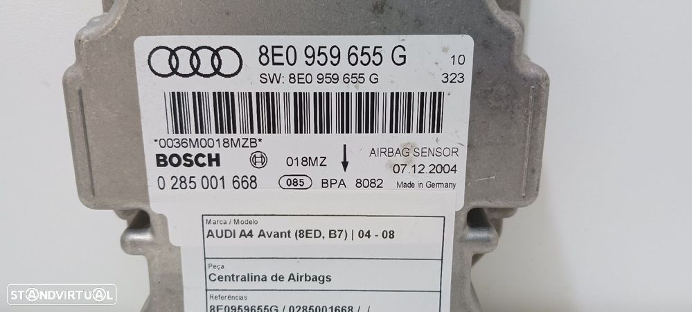Centralina De Airbags Audi A4 Avant (8Ed, B7) - 3