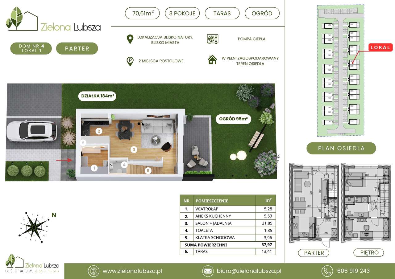 GOTOWY do zamieszkania  Domek pod Lasem, OGRÓDEK, 2 miejsca postojowe-18