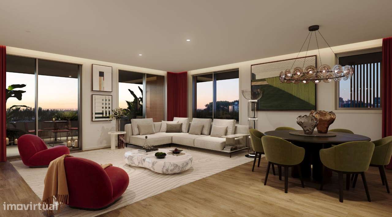 T2 NOVO Empreendimento Verde Vale -Terraço e L/G  Metro Parque Maia - Grande imagem: 5/16