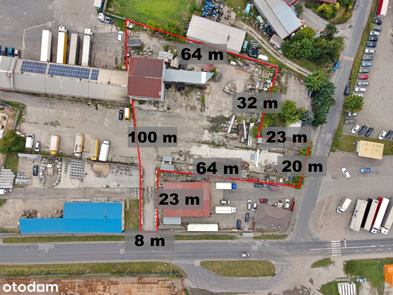 Działka przemysłowa 4136 m2 – ul. Obozowa 62a, Kalisz - Pełny obrazek: 3/7