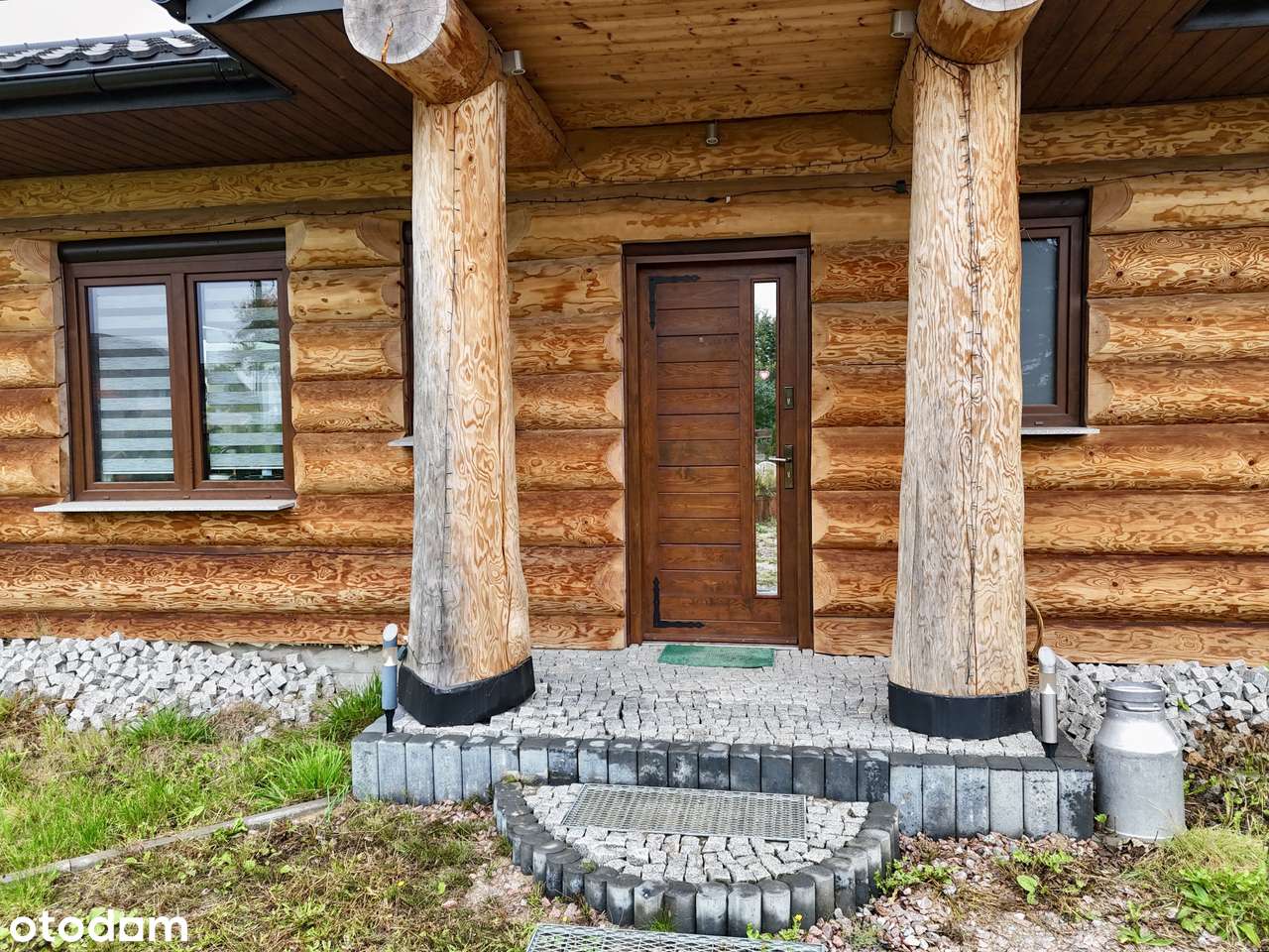 Dom z bali świerkowych | w cenie mieszkania | okazja-0