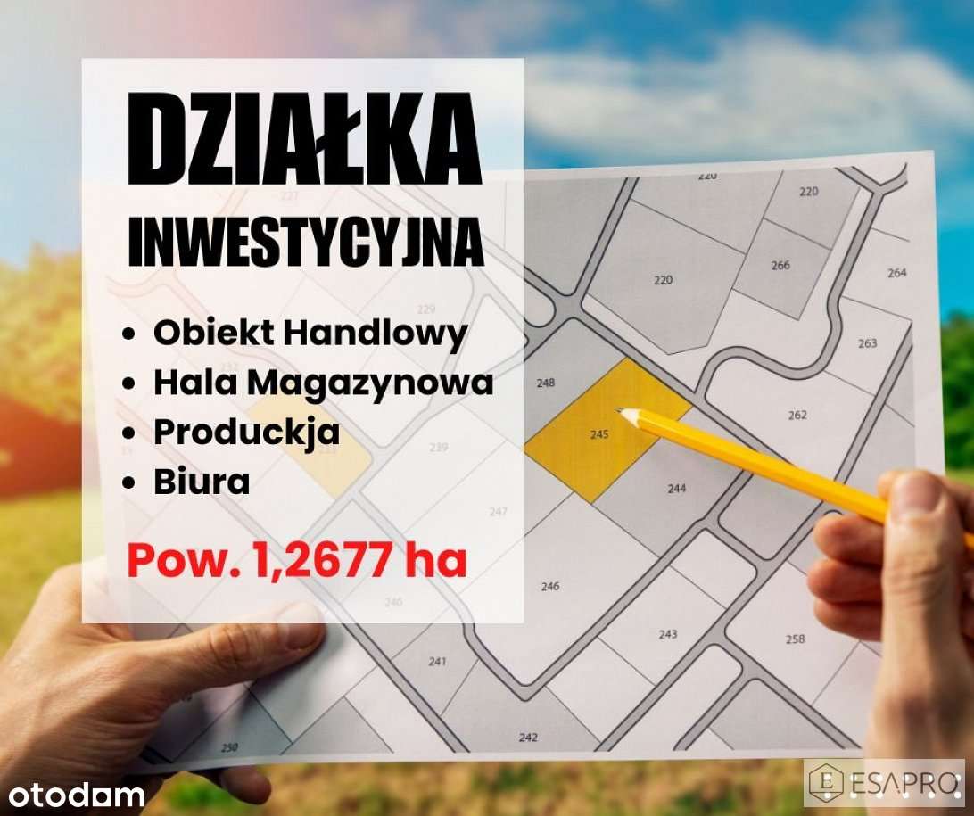 Teren Inwestycyjny-hala magazynowa, produkcja, biura,  obiekt handlowy-8