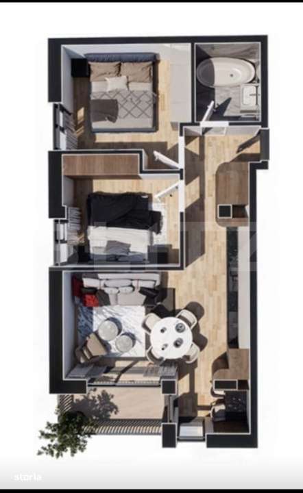 Apartament 3 camere, etajul 1, priveliste superba, Baciu - Imagine principală: 5/5