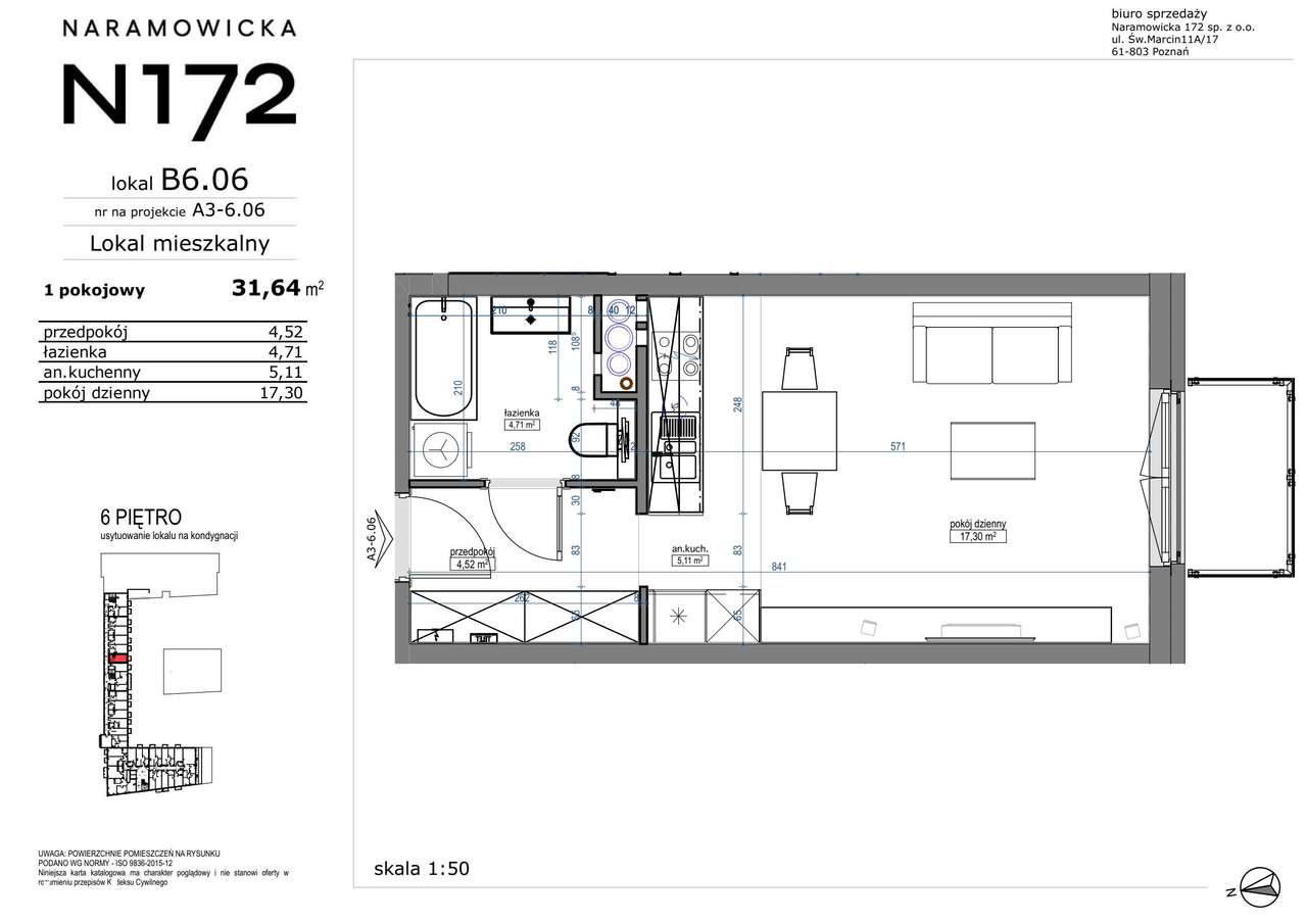 1-pokojowe mieszkanie 31m2 + balkon Bez Prowizji - Pełny obrazek: 2/9