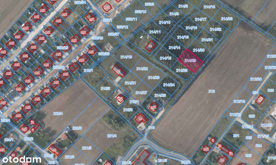 Dachowa | Dwie działki budowlane, łacznie  1552 m² z MPZP-1