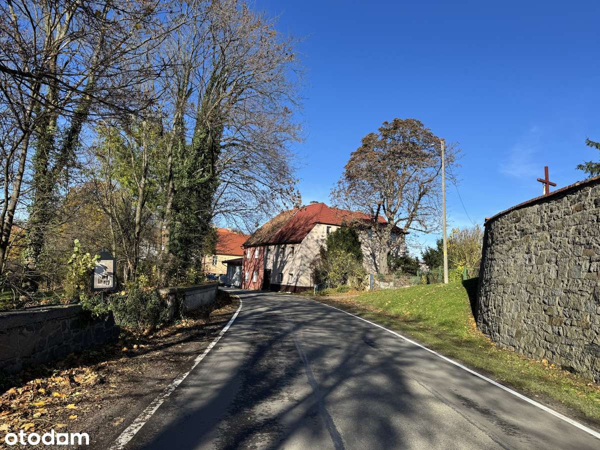 Przestronne mieszkanie z ogródkiem i garażem, Domanice, gm. Mietków-2