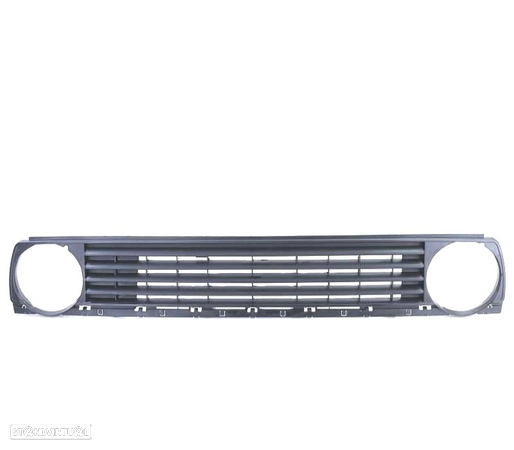 GRELHA FRONTAL SEM SÍMBOLO PARA VOLKSWAGEN VW GOLF 2 II 83-91 PRETA - 4