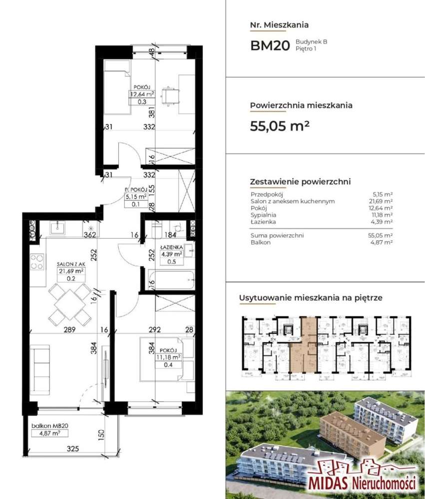 Nowe mieszkanie 3-pokojowe w centrum Ciechocinka-6