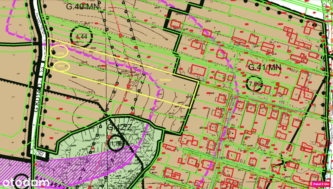 Działka budowlana Sosnowiec ul.Klimontowska-1
