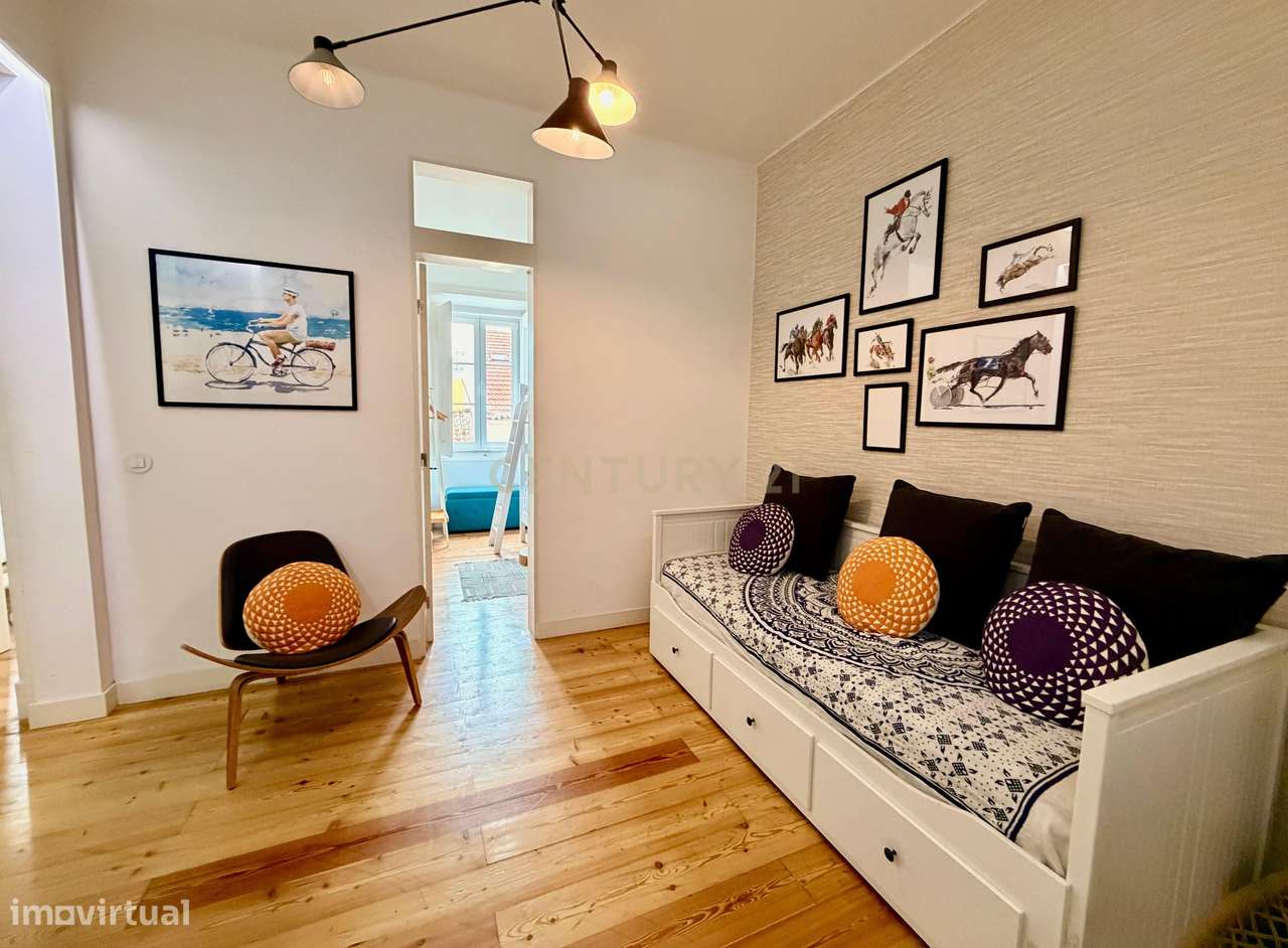 T2 de charme na Graça – Totalmente mobilado e remodelado - Grande imagem: 2/18