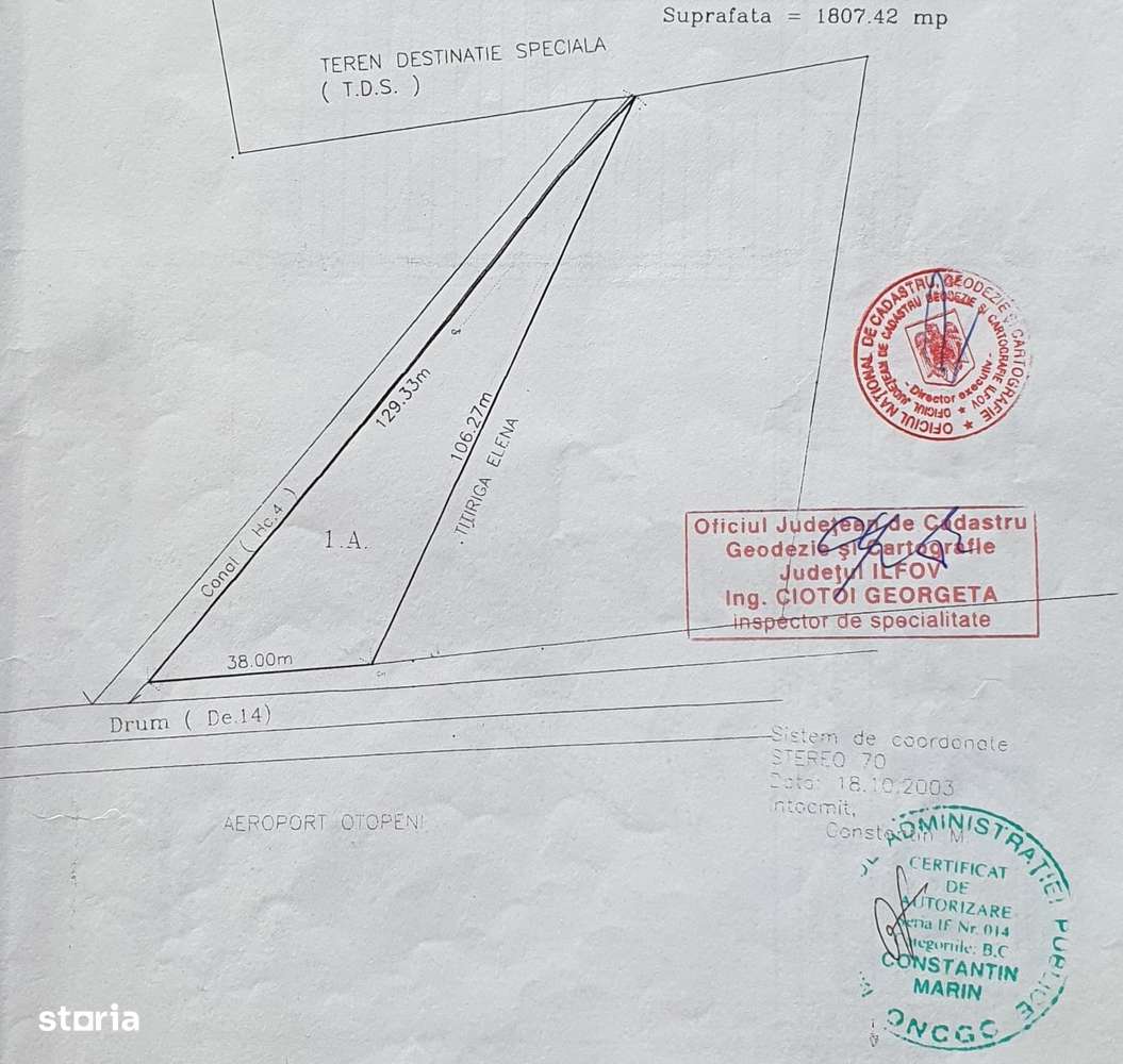 Teren de vanzare Aeroport Otopeni 1800 mp | Cargo | Pista 2-7