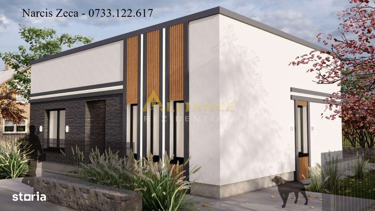 Casa individuala parter - 4 camere 2 bai - teren 309mp-0