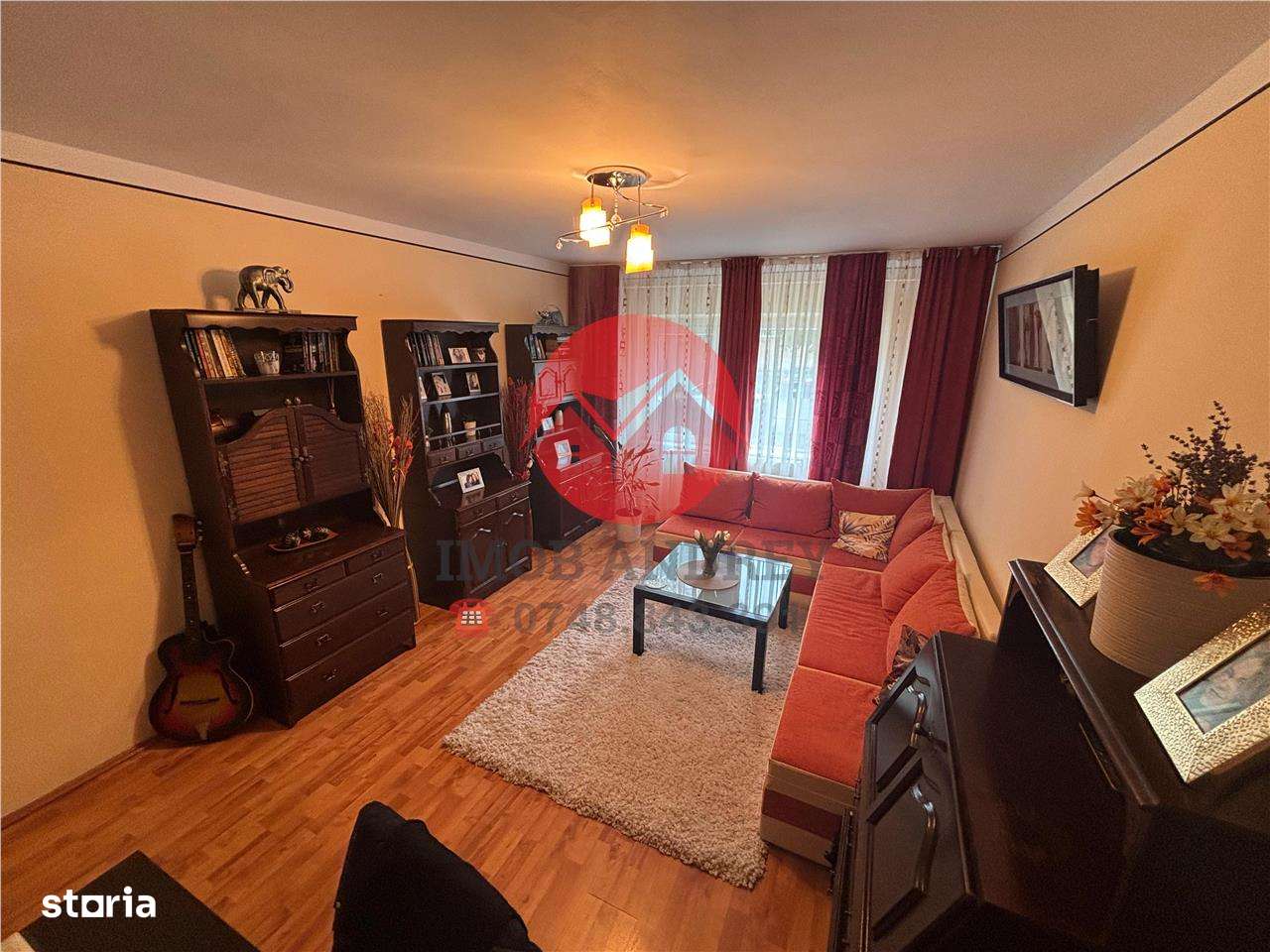 Apartament 3 camere, 71 mp, parter înalt, 2 bai, 2 balcoane - Imagine principală: 1/12