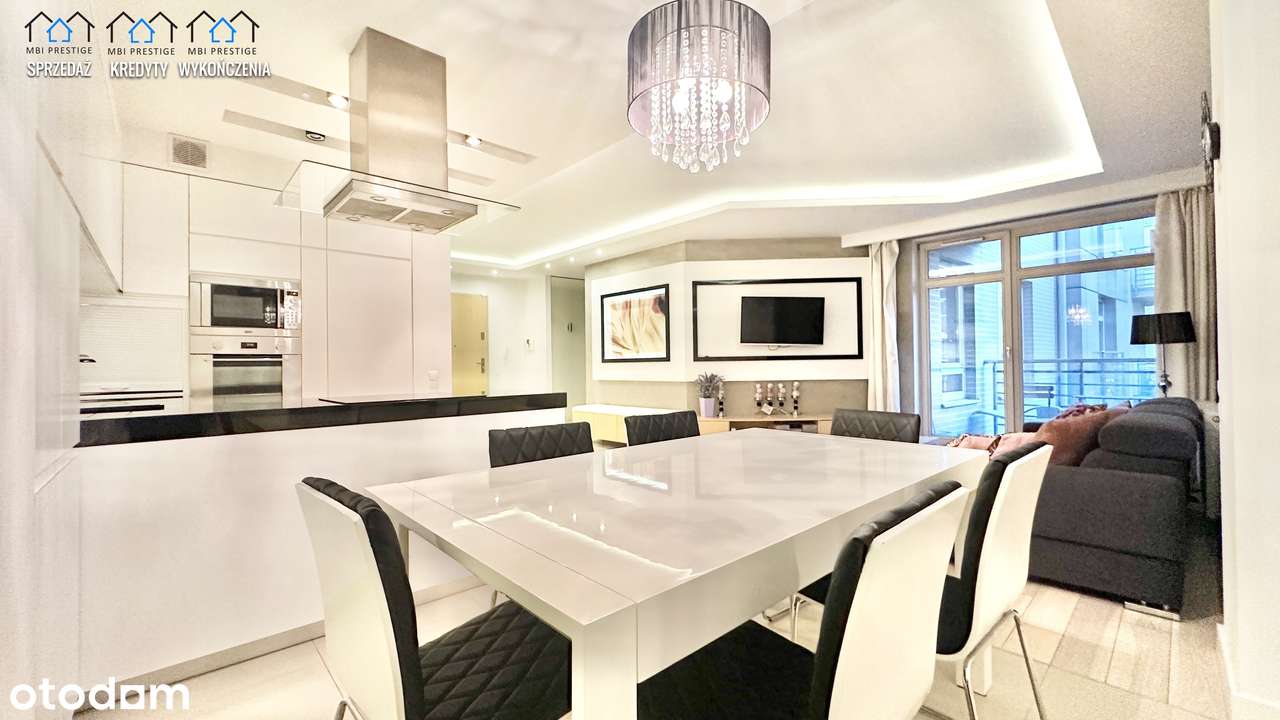 Nowoczesne, w pełni umeblowane mieszkanie 80 m² z balkonem – Ujeścisko - Pełny obrazek: 1/15