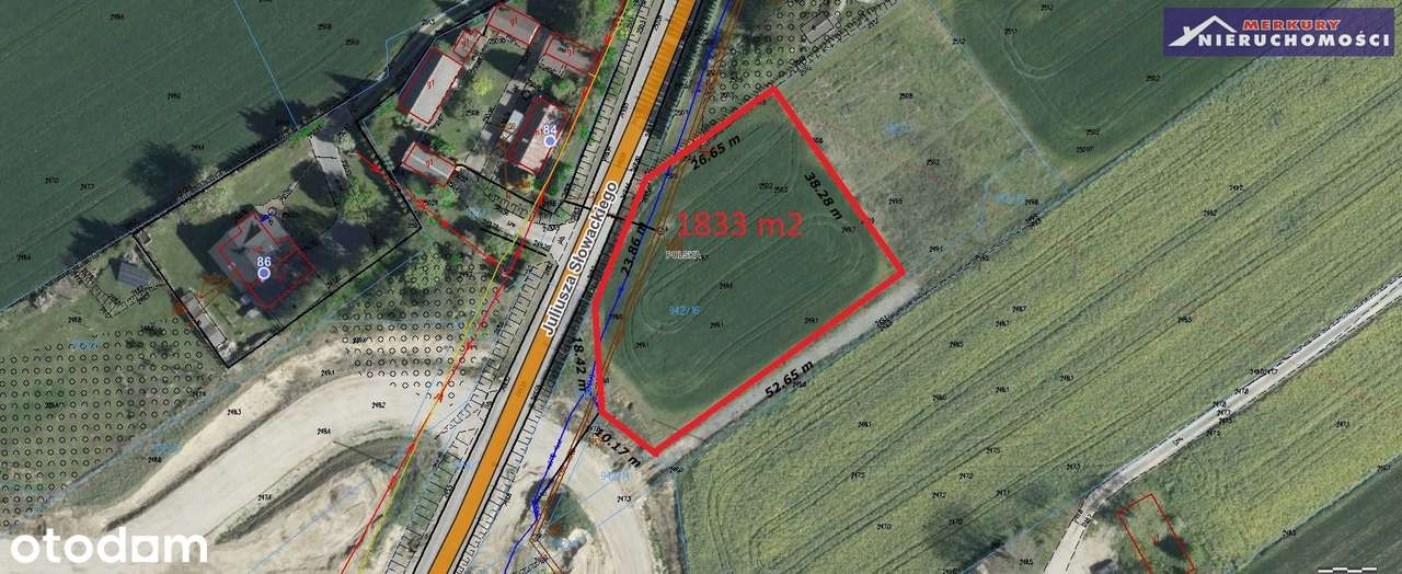 Działka budowlana przy ul. Słowackiego-0