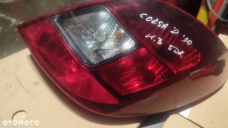 OPEL CORSA D Lampa prawy tył tylna - 3