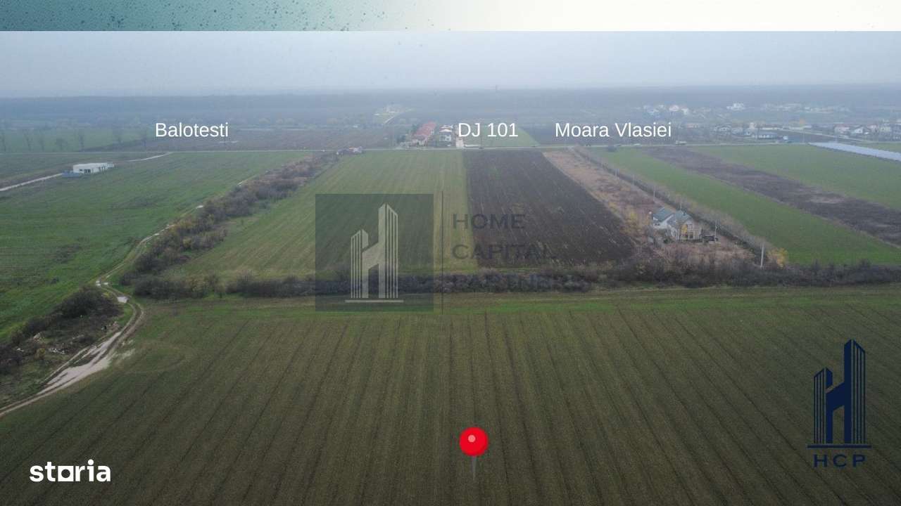 Teren de vanzare 10.000 mp | Căciulați, Moara Vlăsiei | Balotesti-2