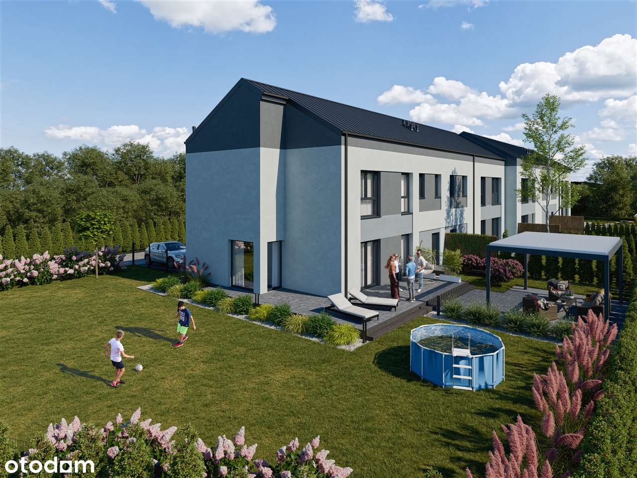 Komfortowy dom z bardzo dużym ogrodem - Pełny obrazek: 1/10