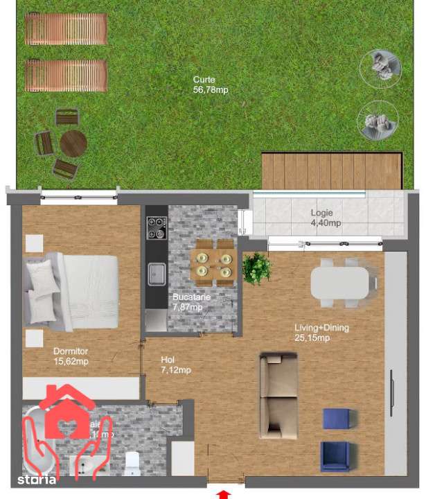 Aeroportul Baneasa-Natura, liniste si relaxare in curtea privata!-14