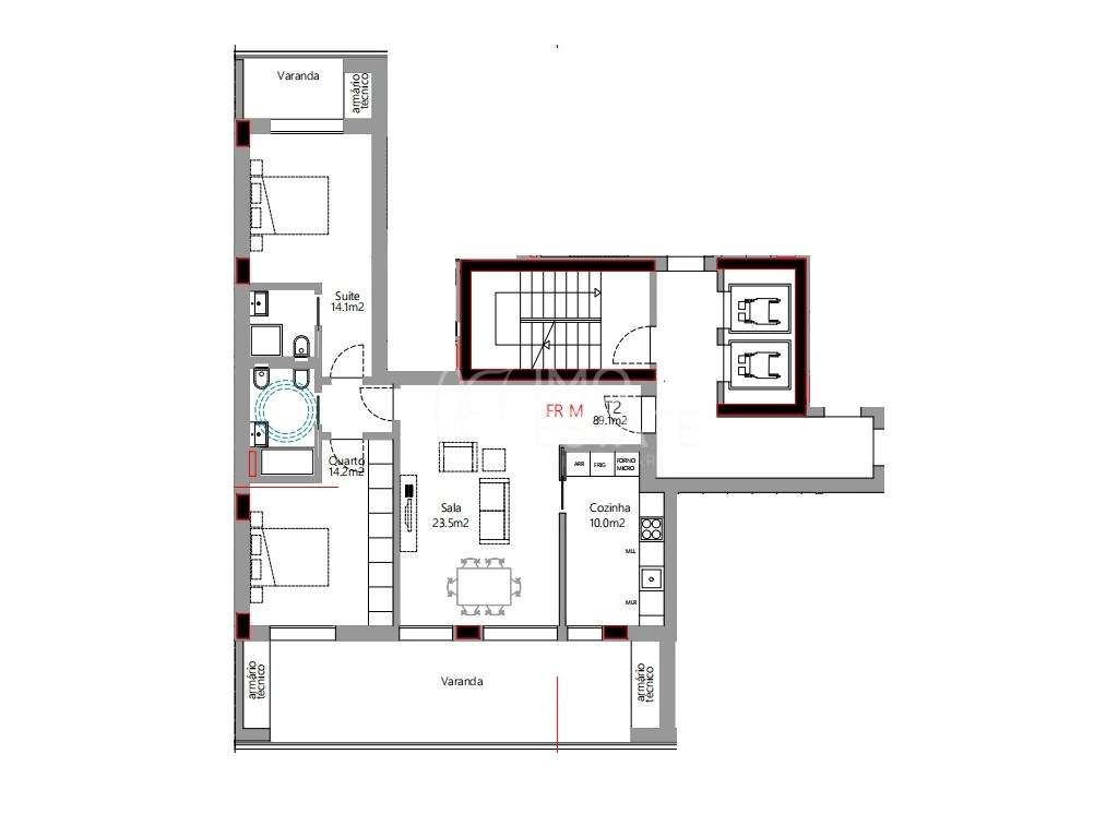 Apartamento T2 Quinta da Portela-6