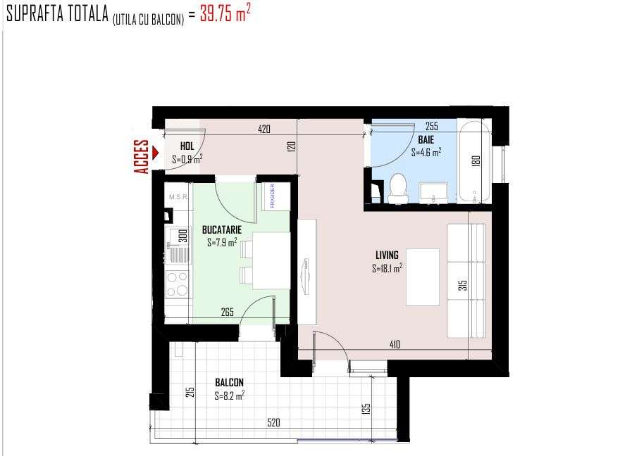 Garsoniera decomandata /Bragadiru-Cartierul Independentei - Imagine principală: 5/11