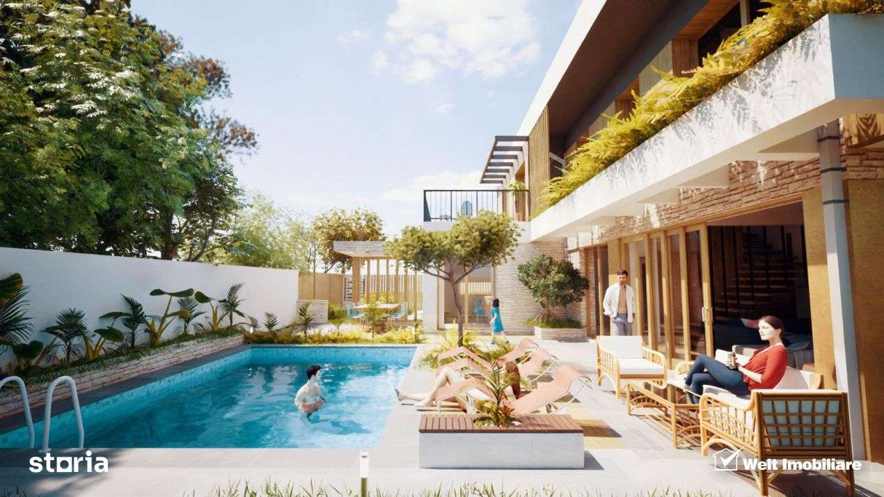 Vila cu piscina construita dupa norme nZEB si teren generos - Imagine principală: 2/5