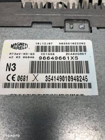 RADIO CD NAWIGACJA PEUGEOT 607 LIFT 96649661XS - 6