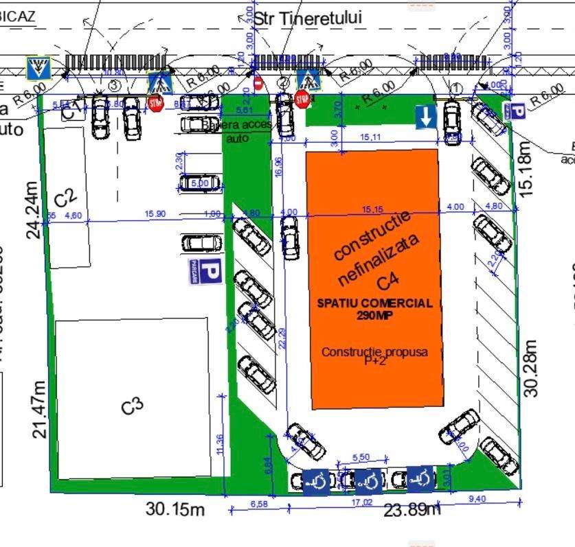 Spațiu comercial la parter, pe strada Tineretului - Imagine principală: 5/10