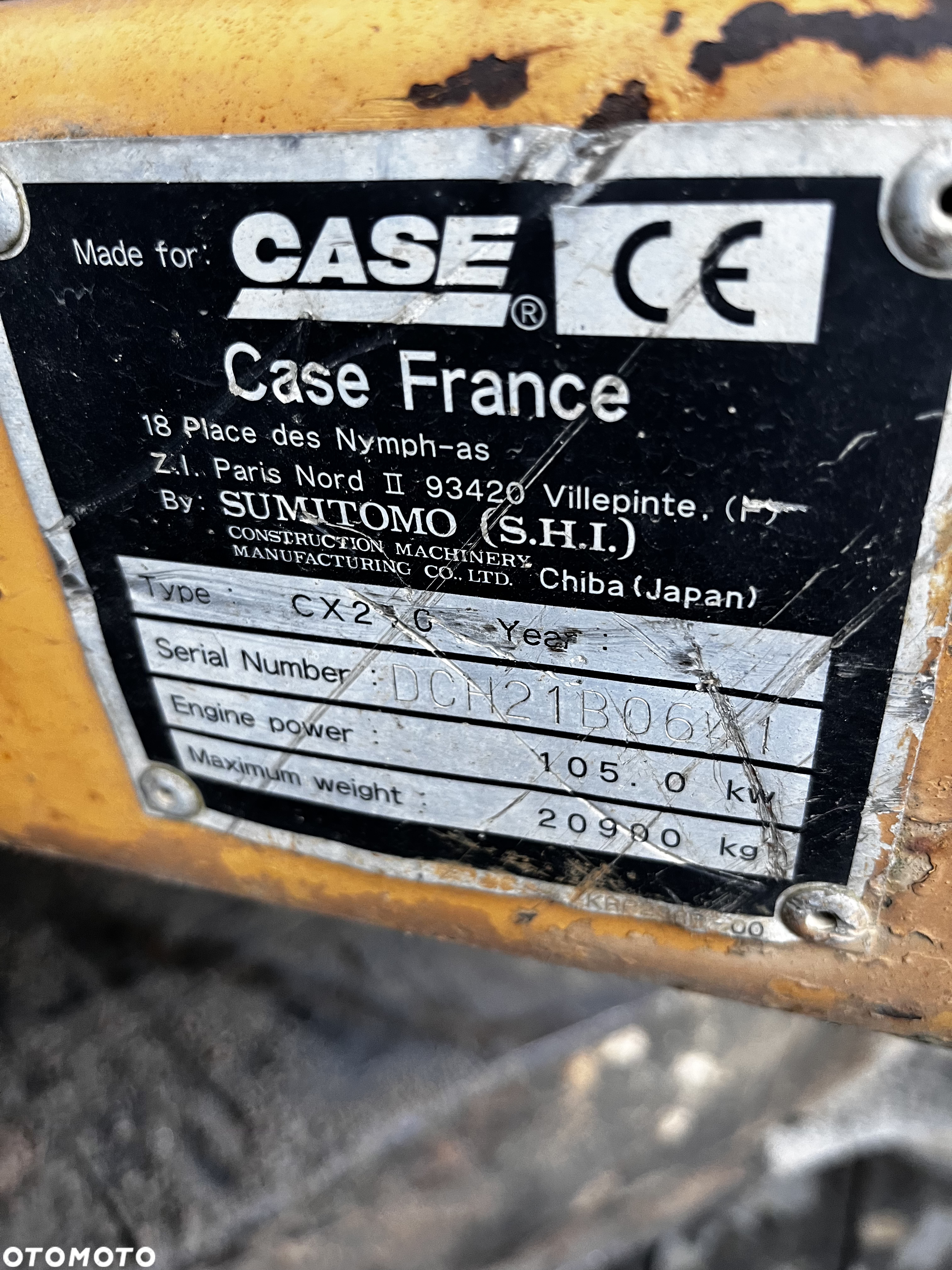 Case CX210 - 5