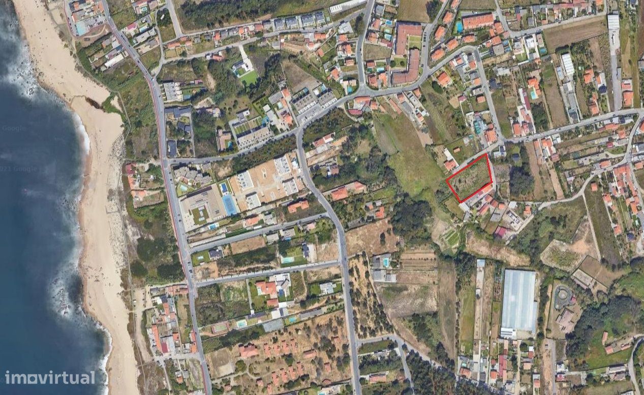 Terreno p/ construção, em zona residencial, a 500m a praia da Madalena - Grande imagem: 1/4