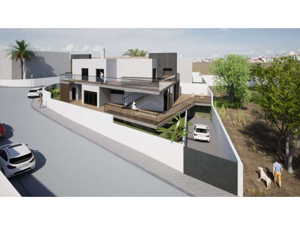 Lote com projeto aprovado para moradia unifamiliar, Montenegro, Faro - Grande imagem: 2/26