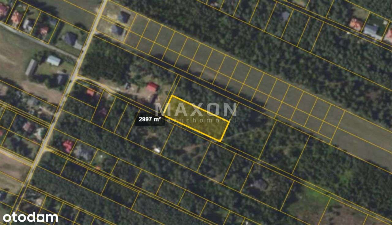 Kępiaste, działka rolno-leśna 3 000 mkw. - Pełny obrazek: 5/7
